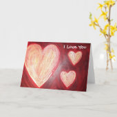 liefde is rood, Ik Hou Van Jou Kaart (Gele Bloem)