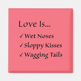 Liefde is Square Magnet