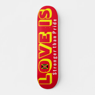 LIEFDE IS STERKER DAN TROTS Skateboard, 7¾" Deck Persoonlijk Skateboard