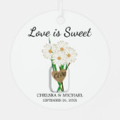 Liefde is Sweet Ceramic Ornament (Achterkant)