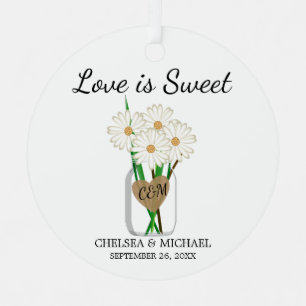 Liefde is Sweet Ceramic Ornament