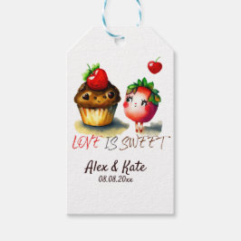 Liefde is Sweet Gift Label Cadeaulabel