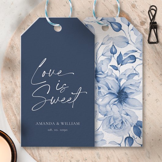 Liefde is Sweet Wedding Favoriete Label Cadeaulabel