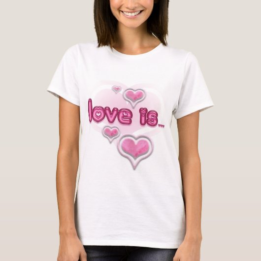Liefde is... t-shirt (Voorkant)