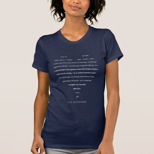 “Liefde Is” – T-shirt van H.G. Alexandre (@inspire (Voorkant)