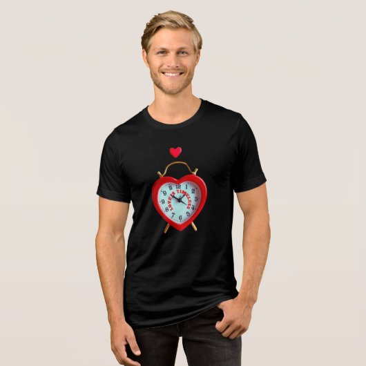 LIEFDE IS TIJDLOOS Tri-Blend SHIRT (Voorkant volledig)