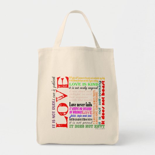 Liefde is... tote bag (Voorkant)