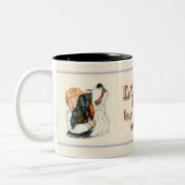 Liefde is... tweekleurige koffiemok (Links)