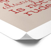 Liefde is..... Typografie Art Print (Hoek)