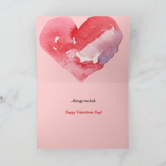 Liefde is... Valentijn Kaart (Binnen)