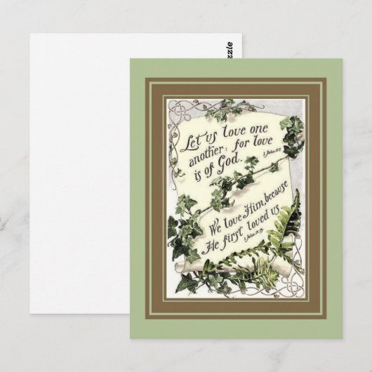 Liefde is van God Briefkaart (Voorkant / Achterkant)