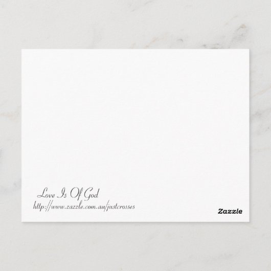 Liefde is van God Briefkaart (Achterkant)