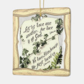 Liefde is van God Keramisch Ornament (Links)
