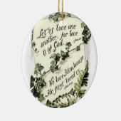 Liefde is van God Keramisch Ornament (Rechts)