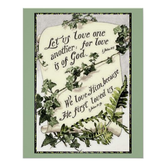 Liefde is van Gods Poster (Voorkant)