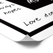 Liefde is veel dingen poster (Hoek)