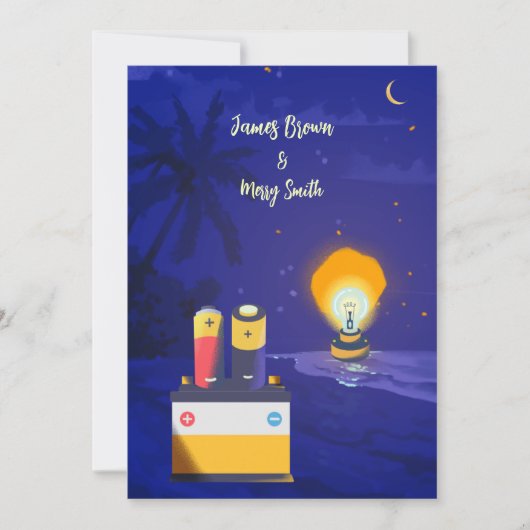 Liefde is Verlichting Radiant Union Souls bruiloft Kaart (Voorkant)