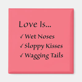 Liefde is vierkant magneet