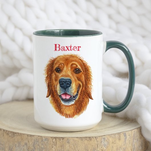 Liefde is viervoetig woord | Aangepaste Golden Ret Mok