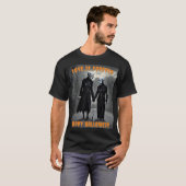 Liefde is voor altijd Halloween Couples T-Shirt (Voorkant volledig)