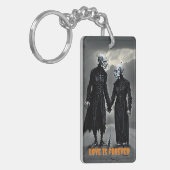 Liefde is voor altijd Halloween Sleutelhanger (Voorkant Links)