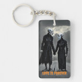 Liefde is voor altijd Halloween Sleutelhanger (Voorkant)