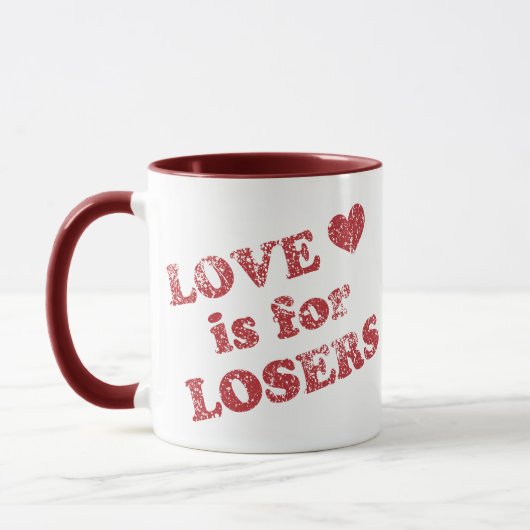Liefde is voor Losers Mok (Links)