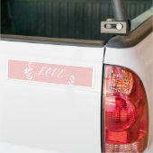 Liefde is voor Lovers Bumpersticker (Op Truck)