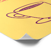 Liefde is voor mij een kop koffie poster (Hoek)