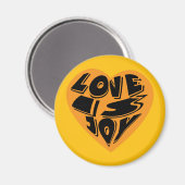 Liefde is vreugde magneet (Voorkant / Achterkant)
