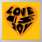 Liefde is vreugde poster (Voorkant)