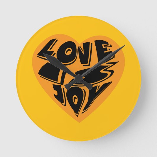Liefde is vreugde ronde klok (Voorkant)