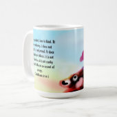 Liefde is vriendelijk koffiemok (Voorkant links)