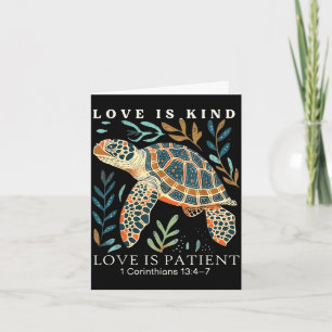 Liefde is vriendelijk liefde is geduldig 1 korinti kaart