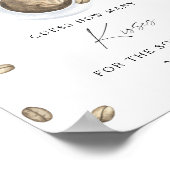 Liefde is vrijgezellenfeest brouwen Hoeveel kussen Poster (Hoek)