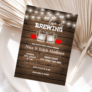 Liefde is Vrijgezellenfeest brouwen Kaart