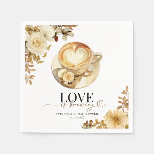 Liefde is Vrijgezellenfeest brouwen Servet (Voorkant)