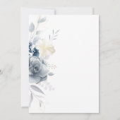 Liefde is Vrijgezellenfeest Waterverf Rozen Kaart (Achterkant)