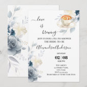 Liefde is Vrijgezellenfeest Waterverf Rozen Kaart (Voorkant / Achterkant)