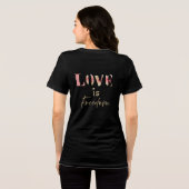'Liefde is Vrijheid' Tri-Blend Shirt (Achterkant volledig)