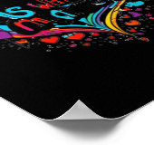 Liefde is wat S - Inspirerend quote Design Sticke Poster (Hoek)