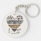 Liefde is Wild Sleutelhanger (Achterkant)