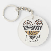 Liefde is Wild Sleutelhanger (Voorkant)