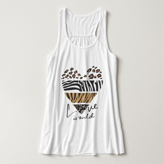 Liefde is Wild Tanktop (Design voorkant)