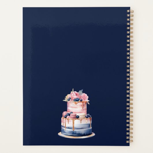 Liefde is zoet Bruidsfeest Persoonlijk Planner (Achterkant)