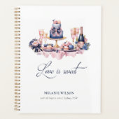 Liefde is zoet Bruiloft Bridal Shower Persoonlijk Planner (Voorkant)