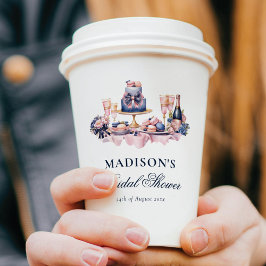 Liefde is zoet Bruiloft waterverf Papieren Bekers