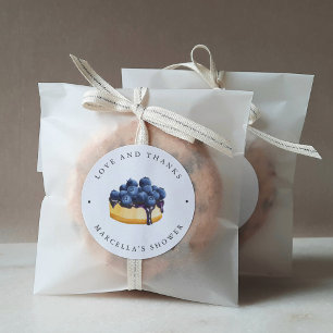 Liefde is zoet (Cheesecake) Vrijgezellenfeest Ronde Sticker