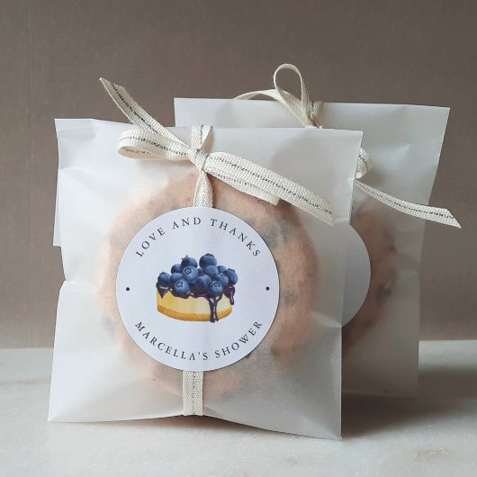 Liefde is zoet (Cheesecake) Vrijgezellenfeest Ronde Sticker