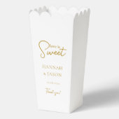 Liefde is Zoet! Elegant, eenvoudig Bedankdoosjes (Voorkant)